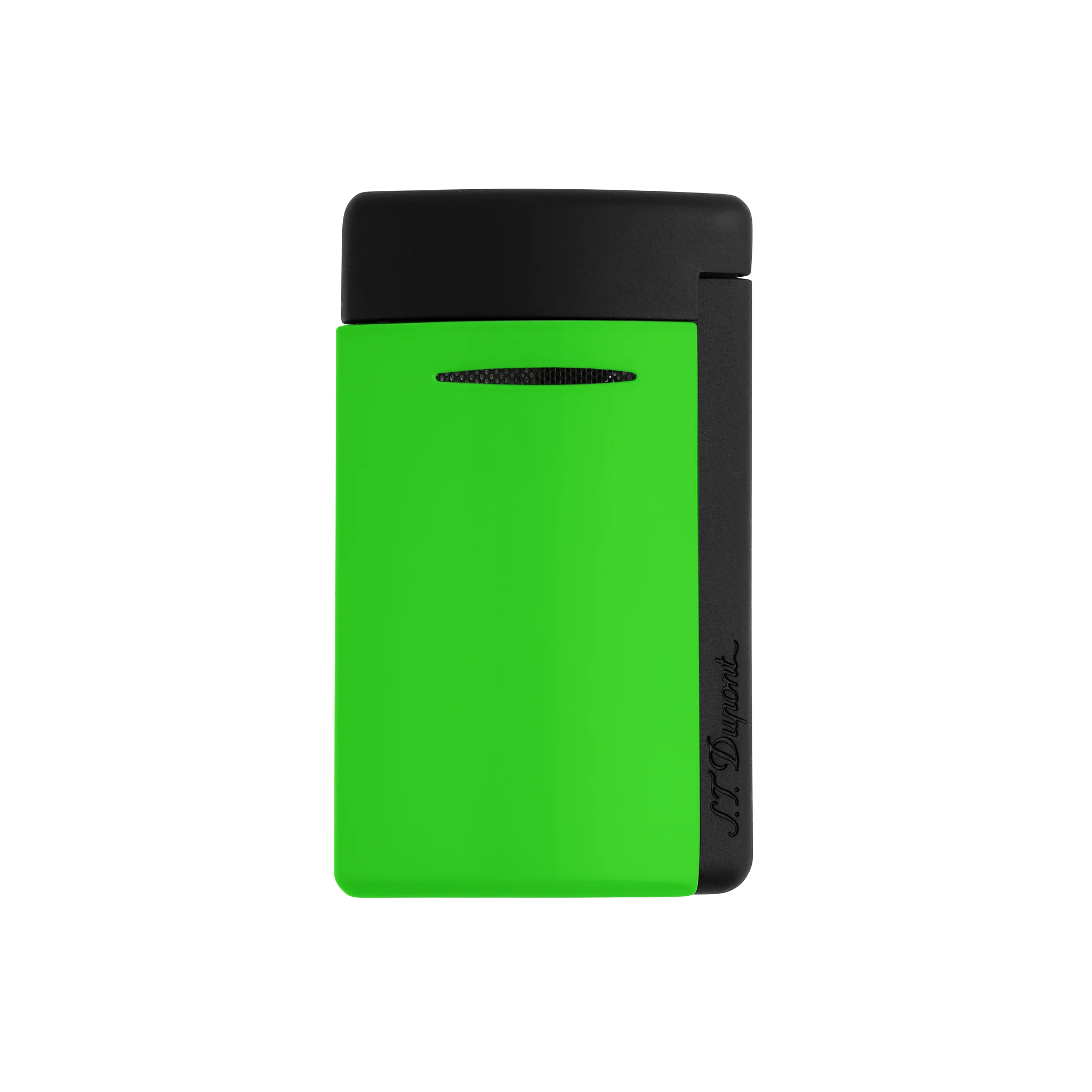 S.T. Dupont Fun Size Minijet Lighter - Matte Black & Neon Green -
