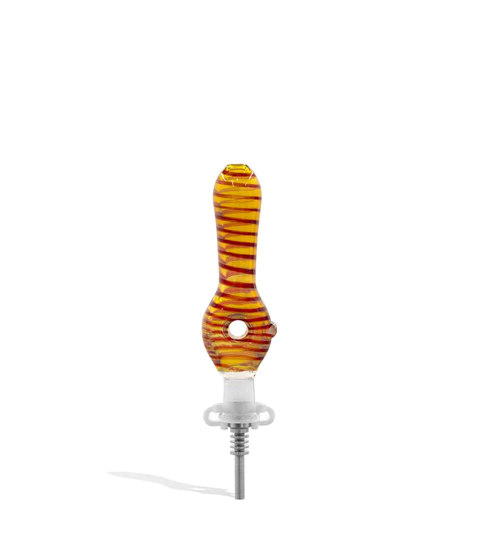 Donut Shaped Glass Nectar Collector - Titanium Tip -