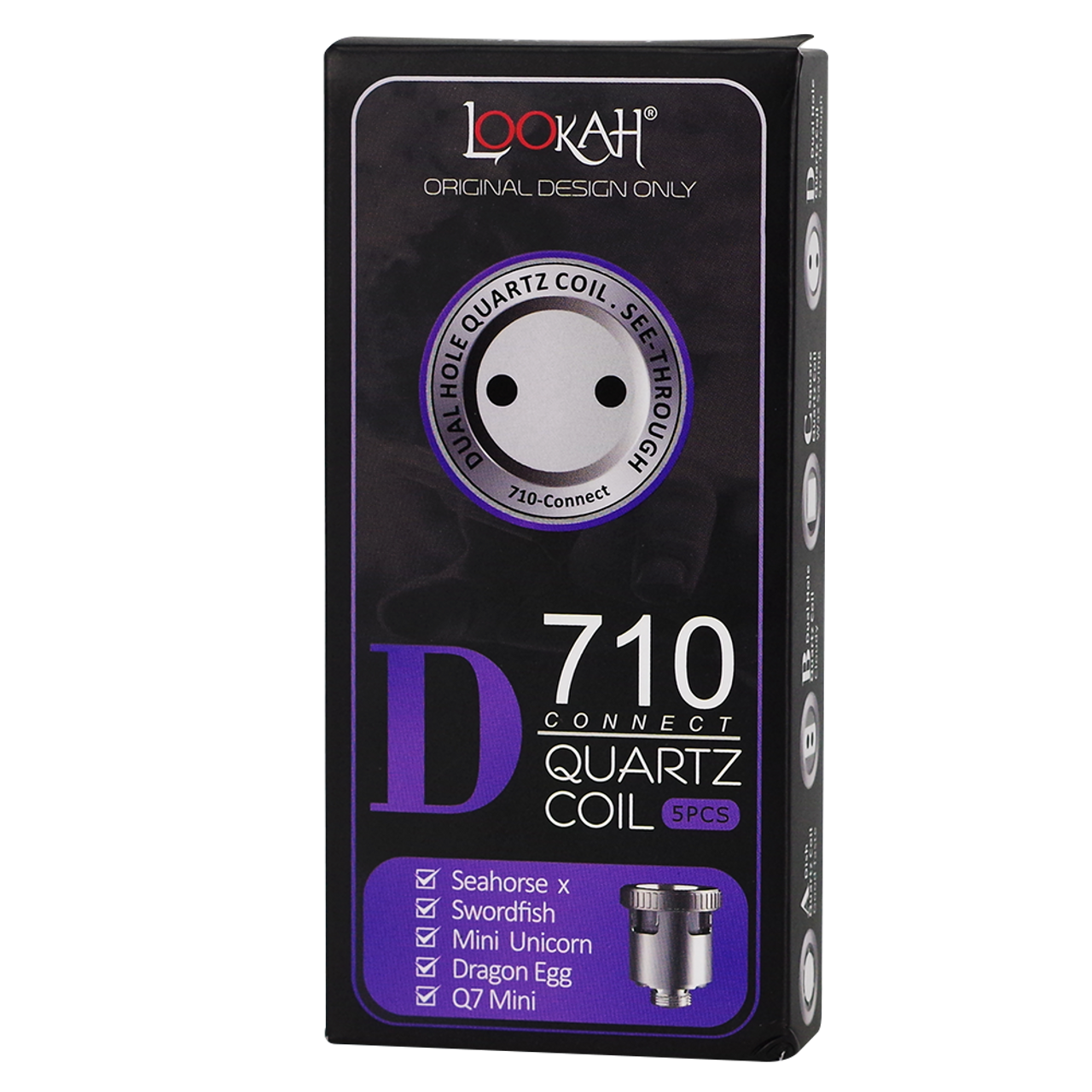 Lookah Dragon Egg D710 Connect Quartz Coil - 5 Pack -