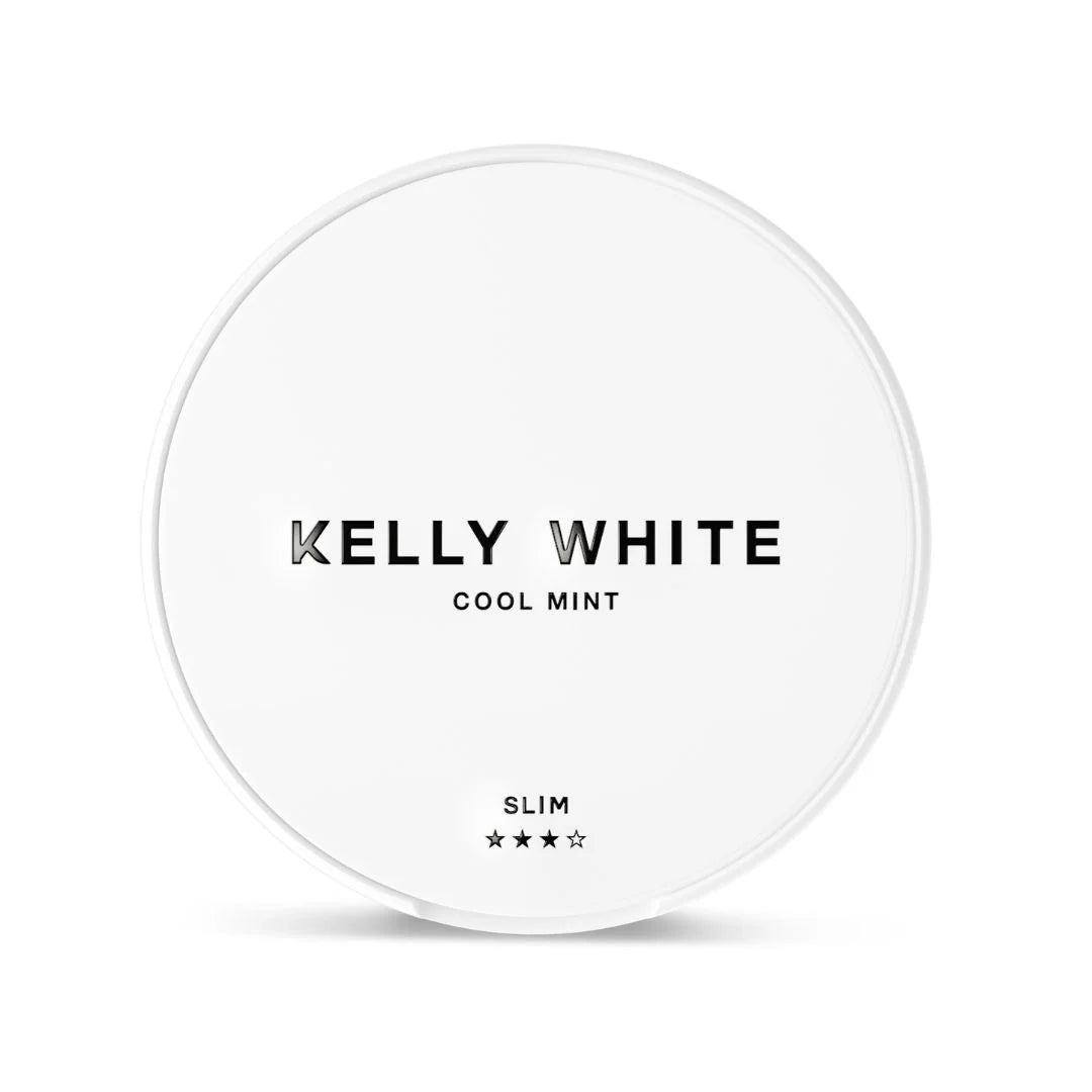 Kelly White Nicotine Pouches Cool Mint Slim 7.5MG - 5 Pack -
