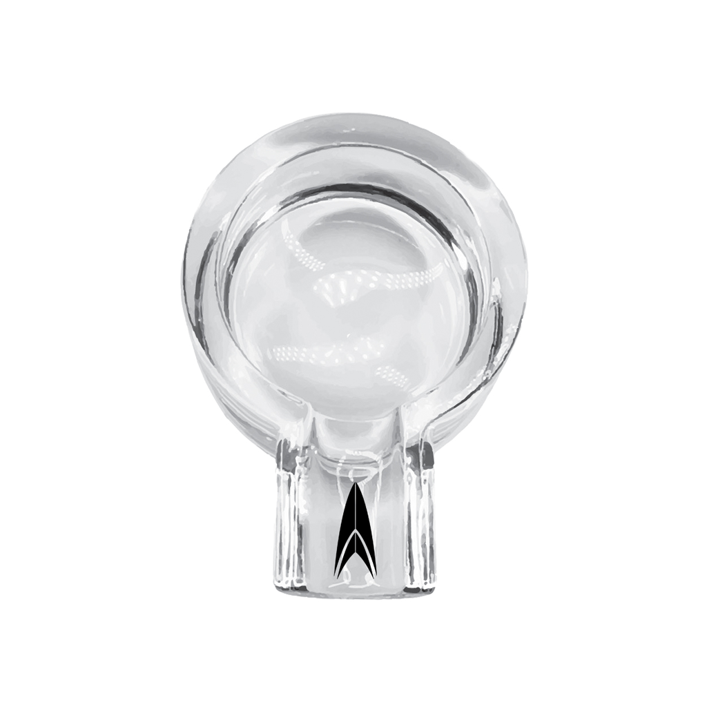 Lotus Single Stick Glass Ashtray -