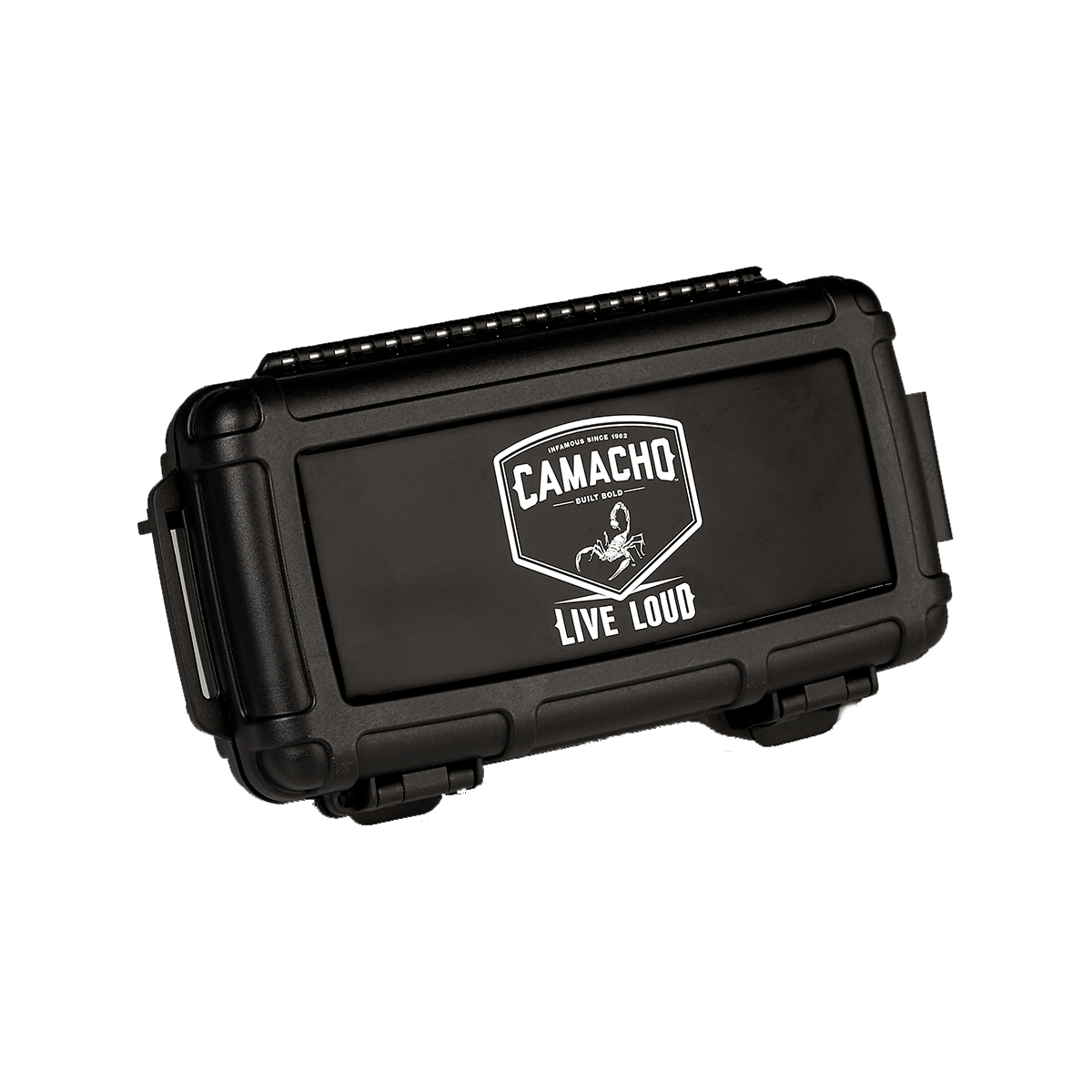 Lotus 5 Cigar Travel Humidor - Camacho Live Loud -