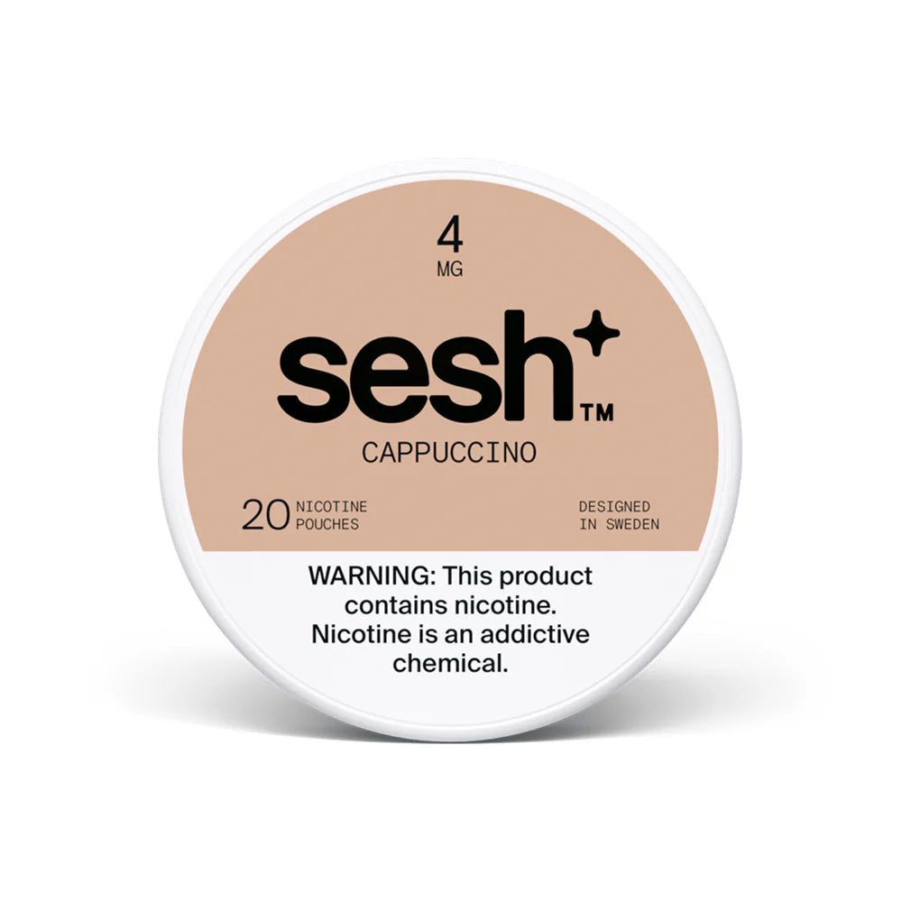 Sesh+ Nicotine Pouches Cappuccino - 5 Pack -