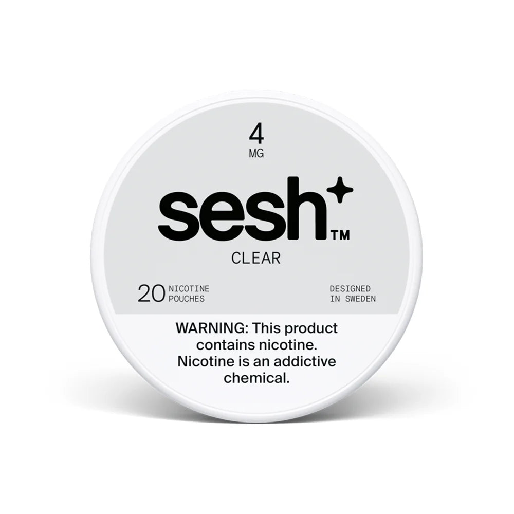 Sesh+ Nicotine Pouches Clear - 5 Pack -