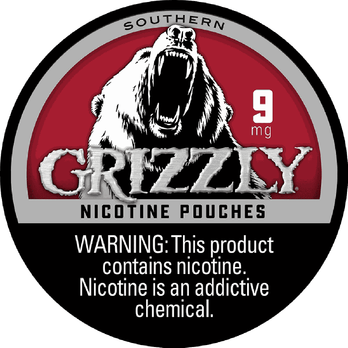 Grizzly Nicotine Pouches Southern - 5 Pack -