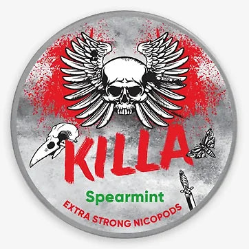 Killa Nicotine Pouches Spearmint 13.2mg - 5 Pack -