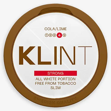 Klint Swedish Nicotine Pouches - 5 Pack - Cola Lime 10mg