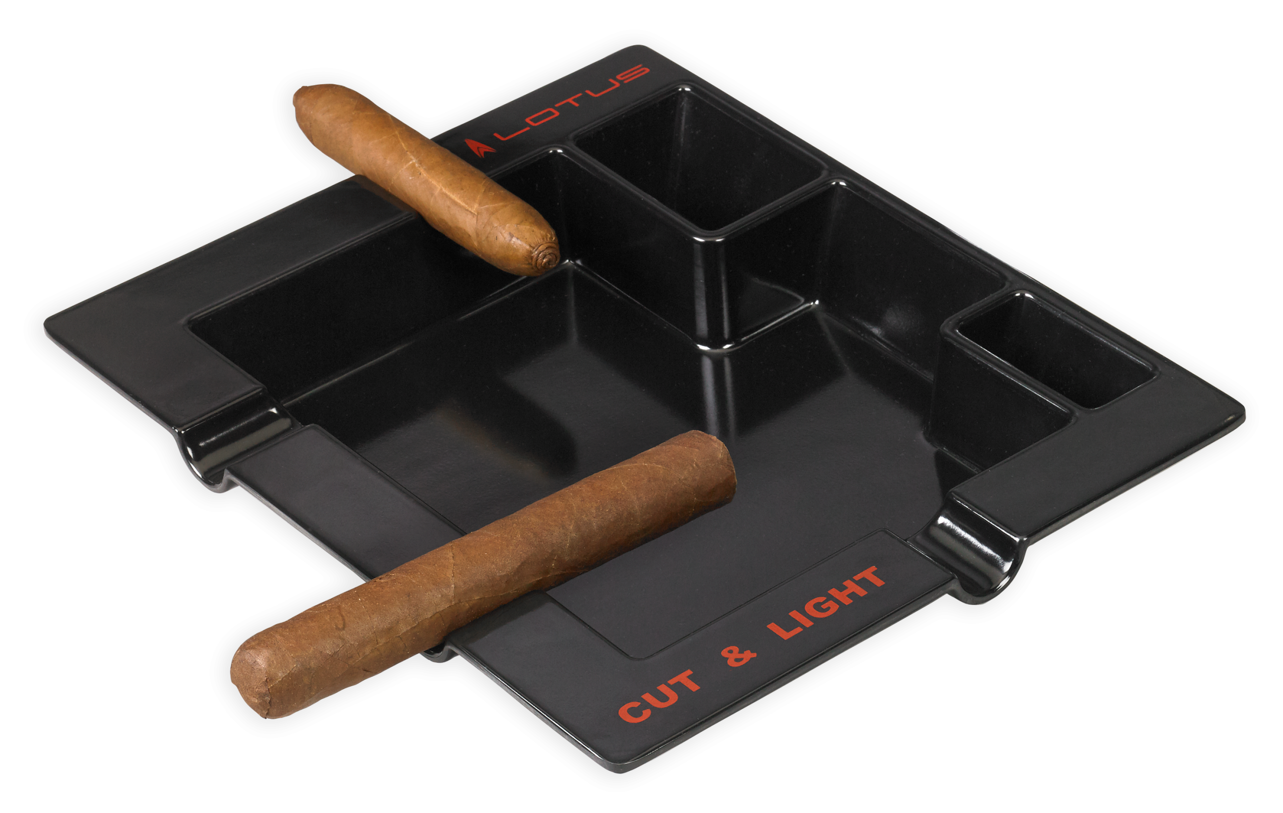 Lotus Cut & Light Station Ashtray -