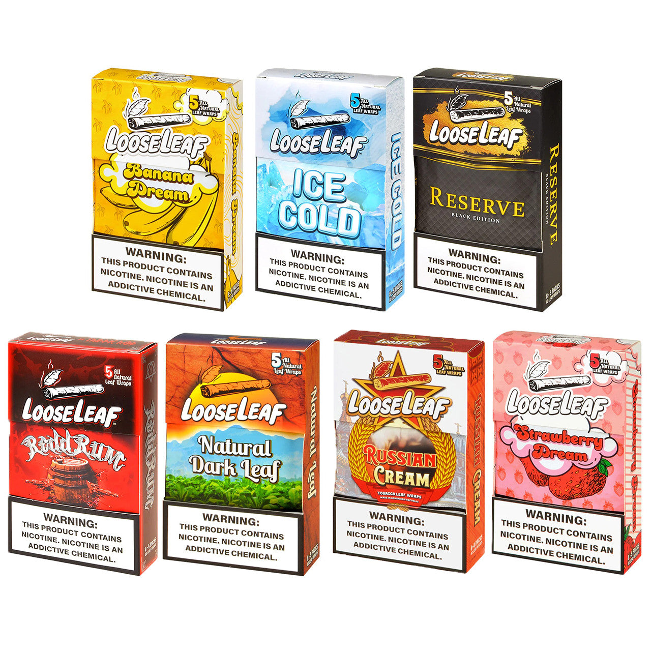 LooseLeaf Cigar Wraps - 5 Count -