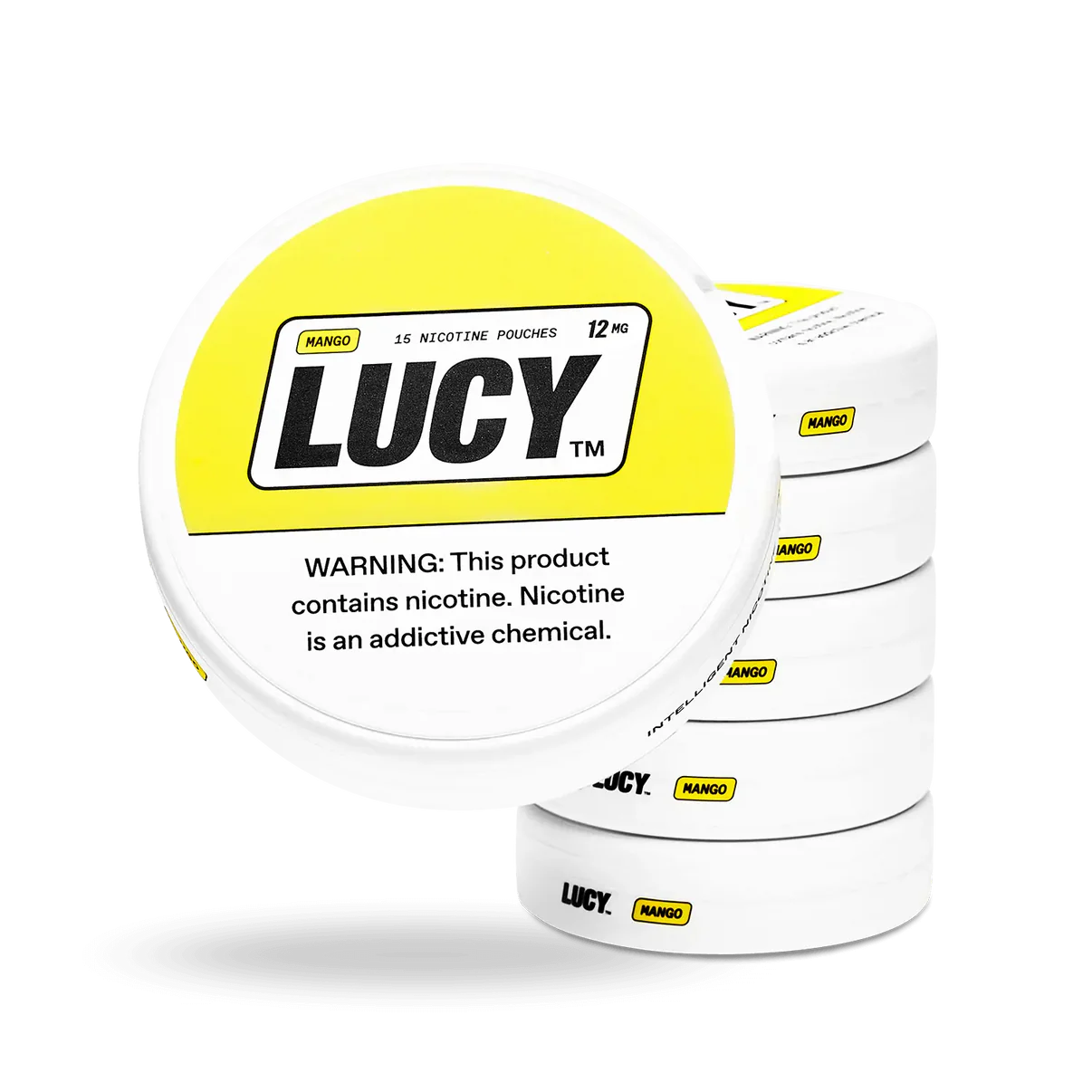 Lucy Nicotine Pouches Mango 12MG - 5 Pack -