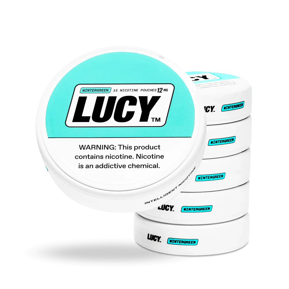 Lucy Nicotine Pouches Wintergreen 12MG - 5 Pack -