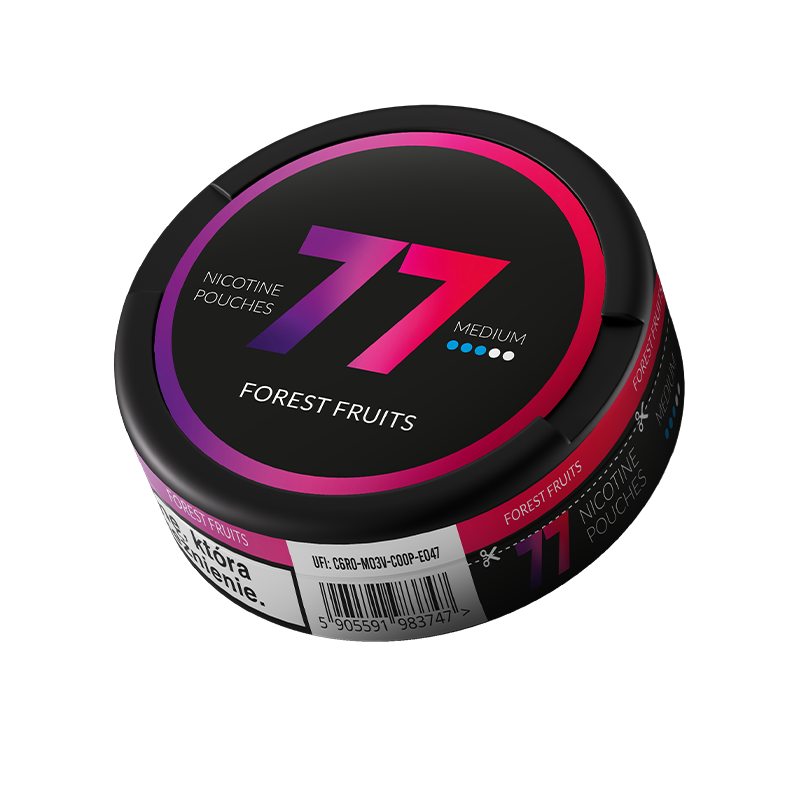 77 Nicotine Pouches Forest Fruits 5.2mg - 5 Pack -