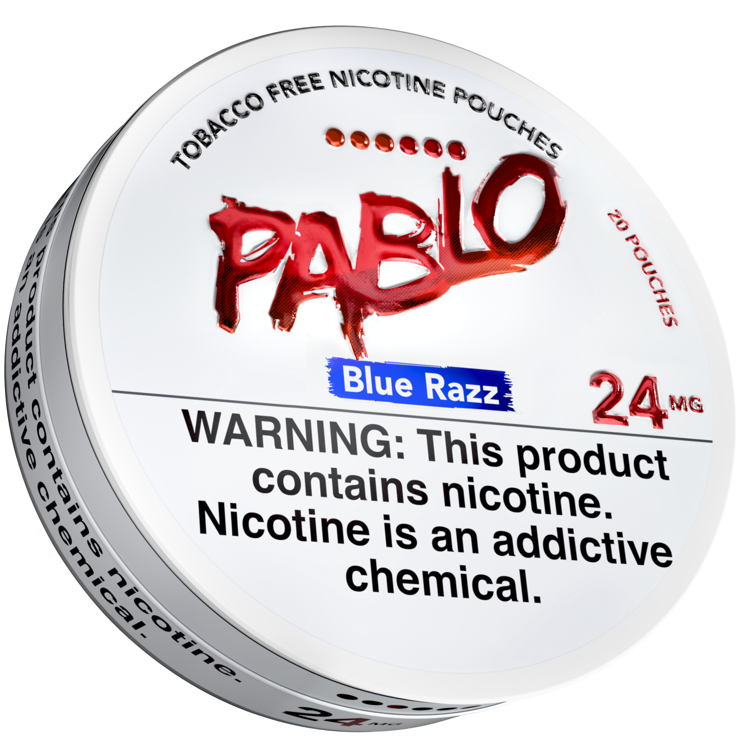 Pablo Nicotine Pouches Blue Razz - 5 Pack -
