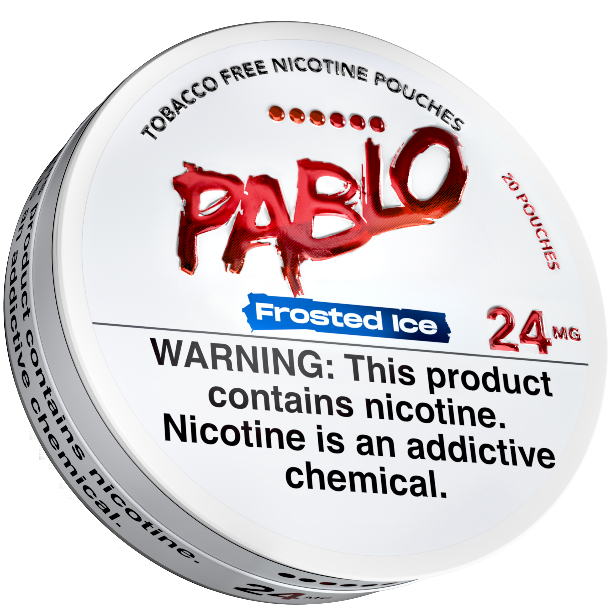 Pablo Nicotine Pouches Frosted Ice - 5 Pack -