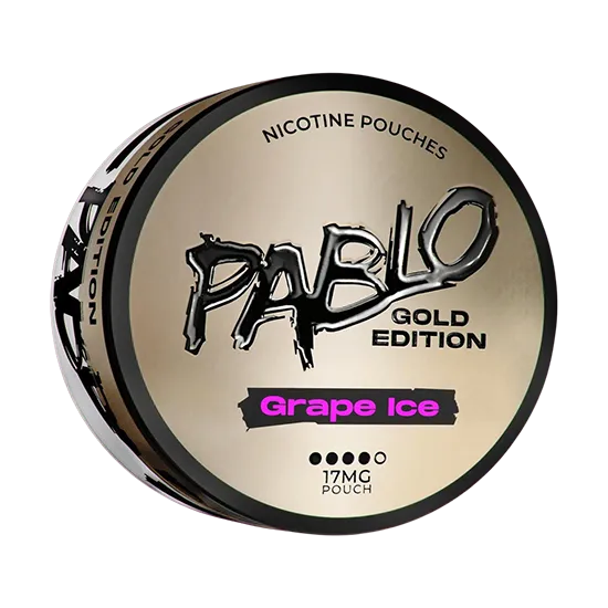 Pablo Nicotine Pouches Gold Edition Grape Ice 17MG -