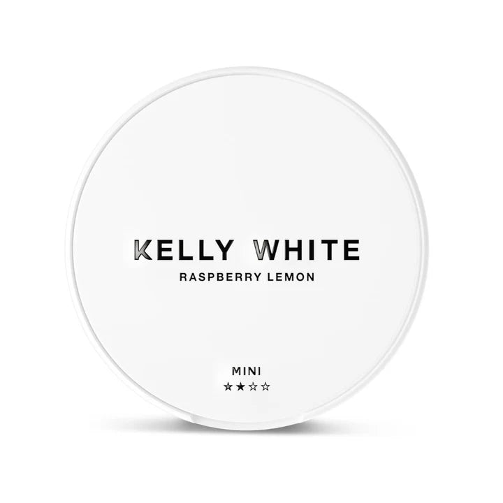 Kelly White Nicotine Pouches Raspberry Lemon Mini 5.5MG - 5 Pack -