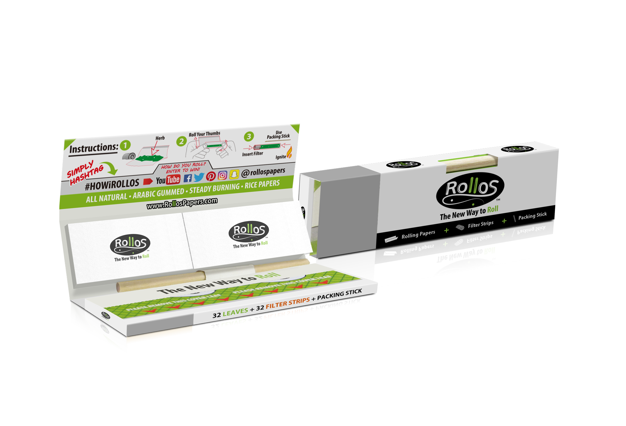 Rollos Rolling Paper Silver Edition -