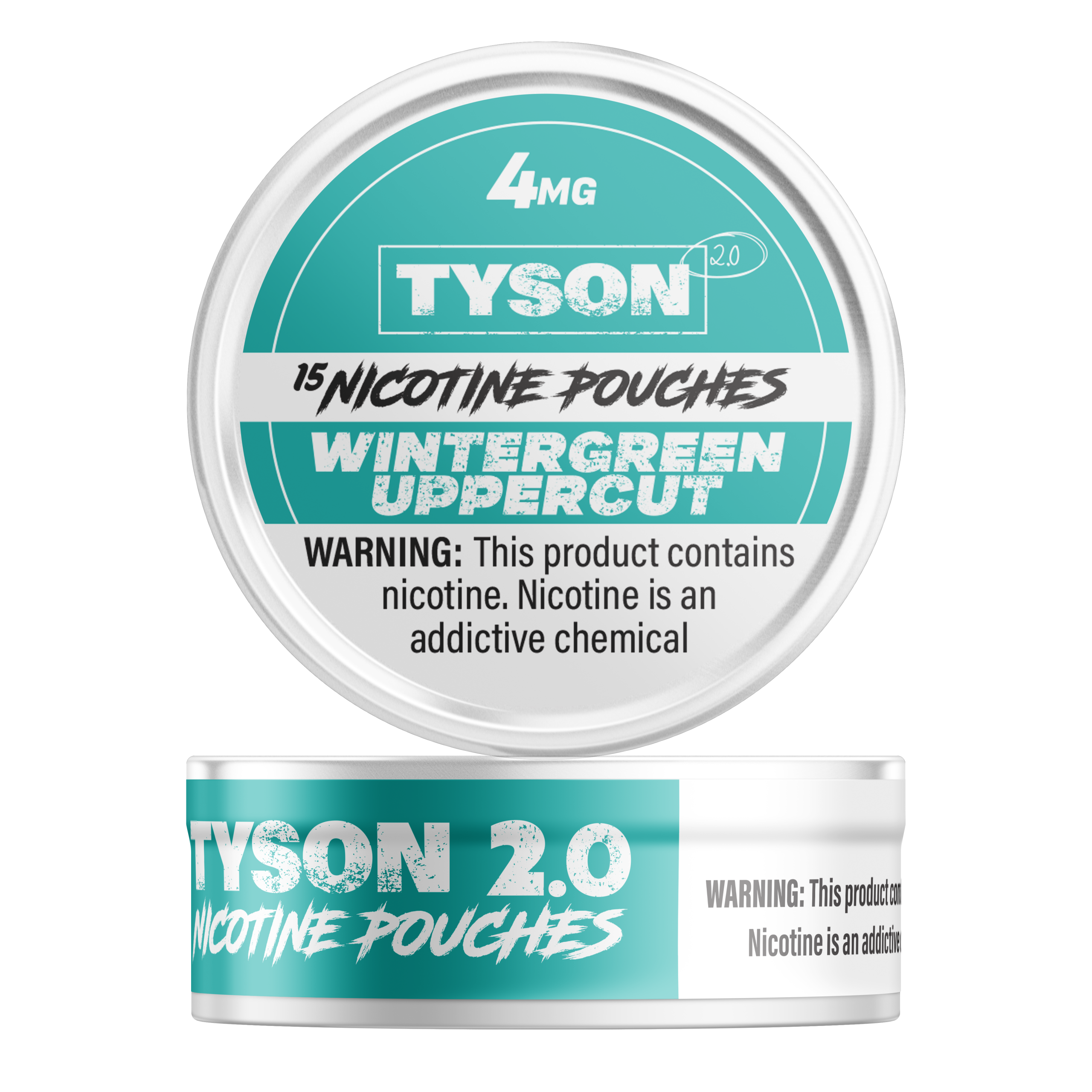 Tyson 2.0 Nicotine Pouches Wintergreen Uppercut - 5 Pack -