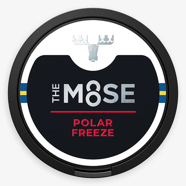 The Moose Nicotine Pouches All White Polar Freeze Pouches -