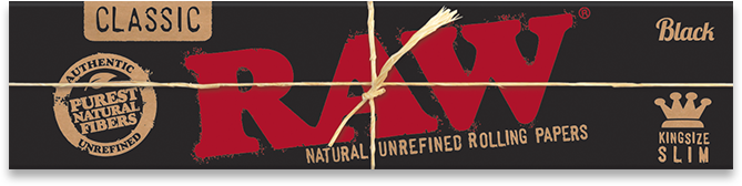 RAW Black Kingsize Slim Rolling Papers#