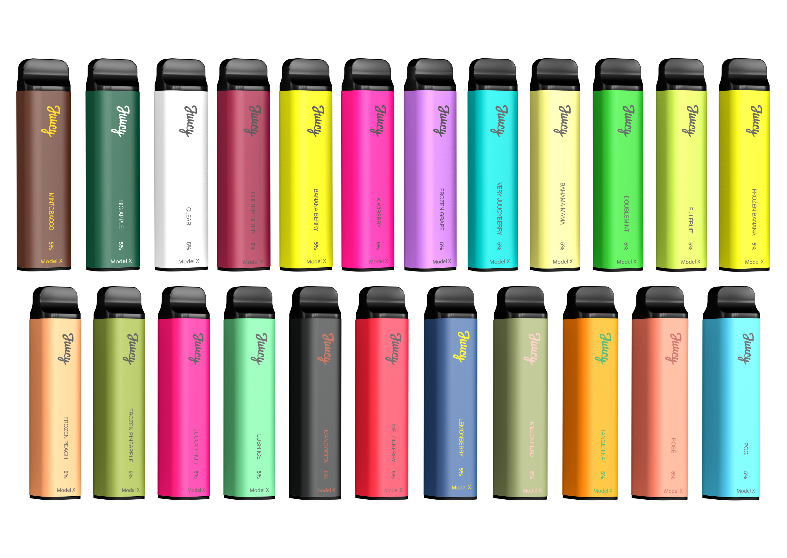 Juucy Vape Model X Disposable Device - 1600 Puffs -