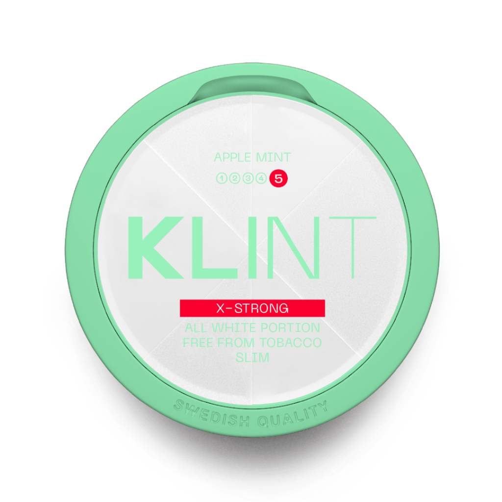 Klint Nicotine Pouches Apple Mint 14MG - 5 Pack -
