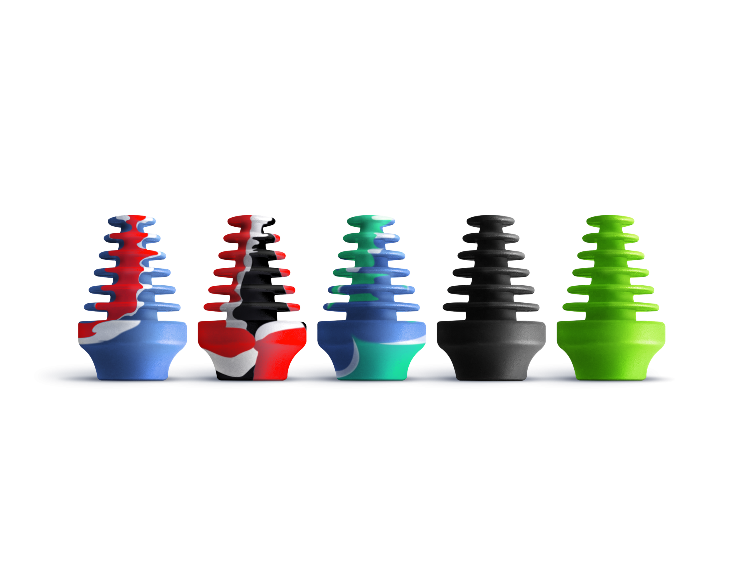 Lighter USA The Plug Silicone Cart Rig Adapter 2-Pack -