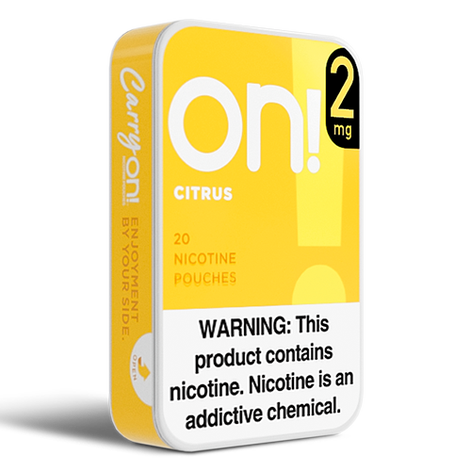 ON! Citrus Nicotine Pouches - 5 Pack -