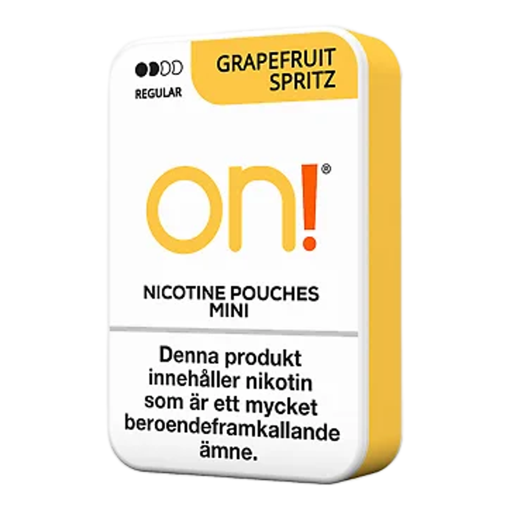 ON! Grapefruit Spritz Nicotine Pouches - 5 Pack -
