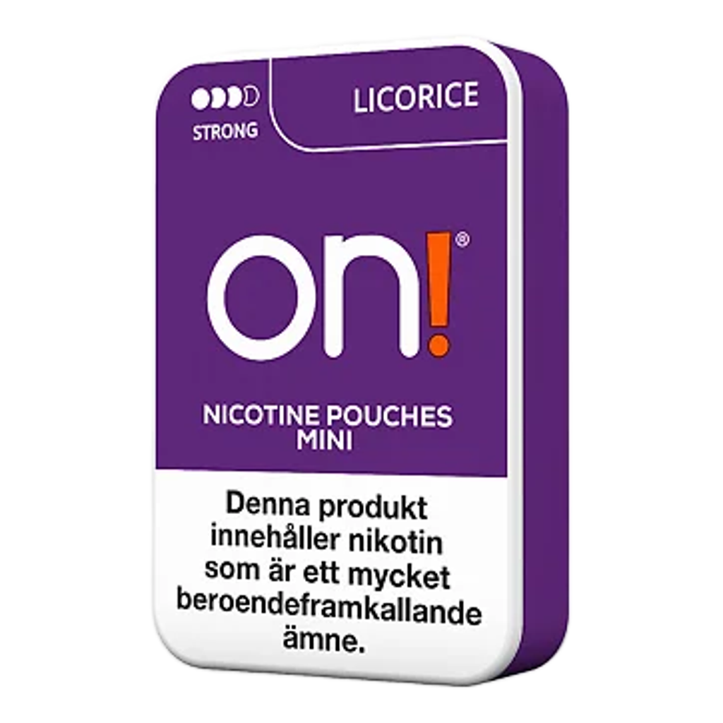 ON! Licorice Nicotine Pouches - 5 Pack -