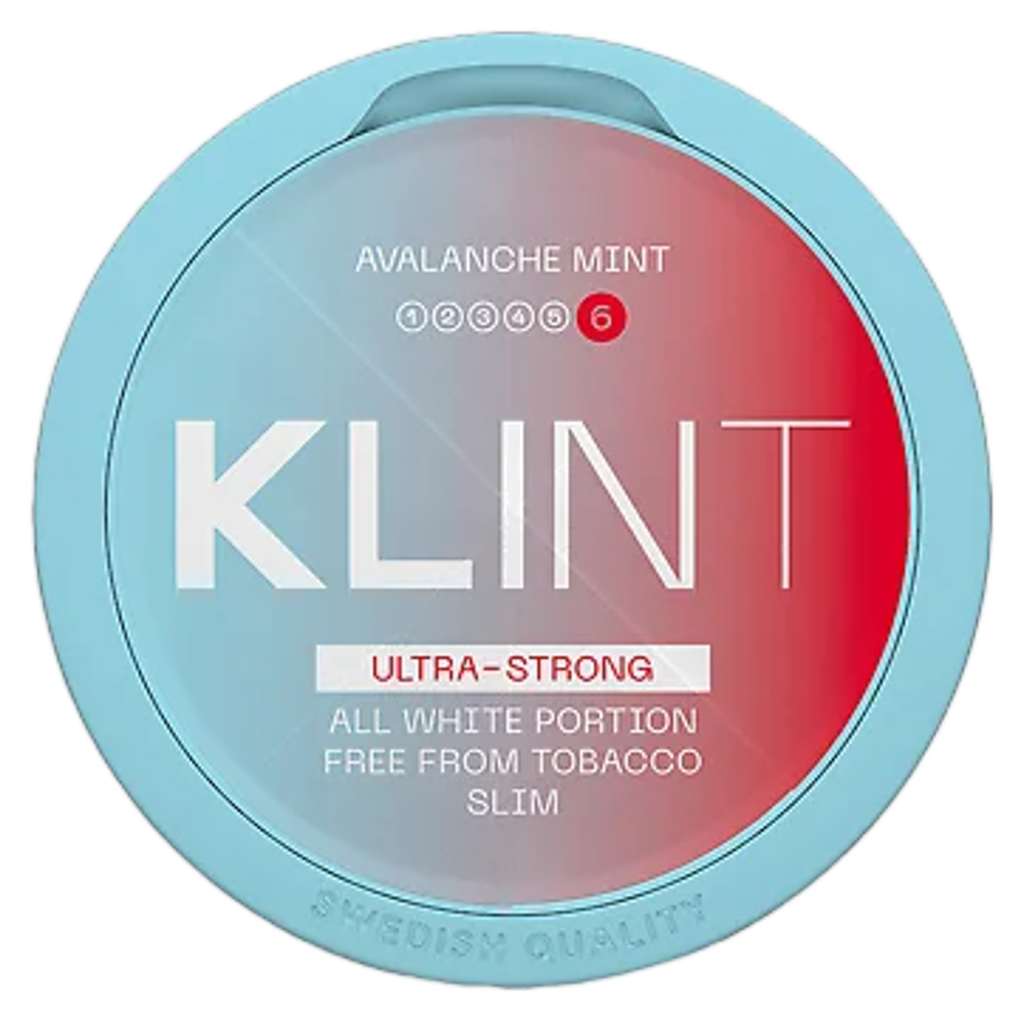 Klint Nicotine Pouches Avalanche Mint 17MG - 5 Pack -