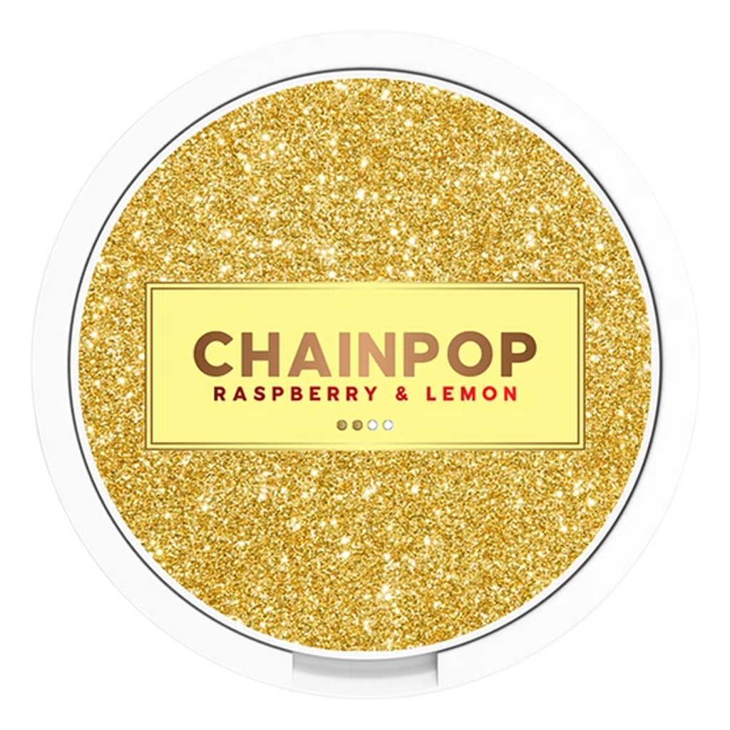Chainpop Nicotine Pouches - Raspberry & Lemon Slim 5mg -