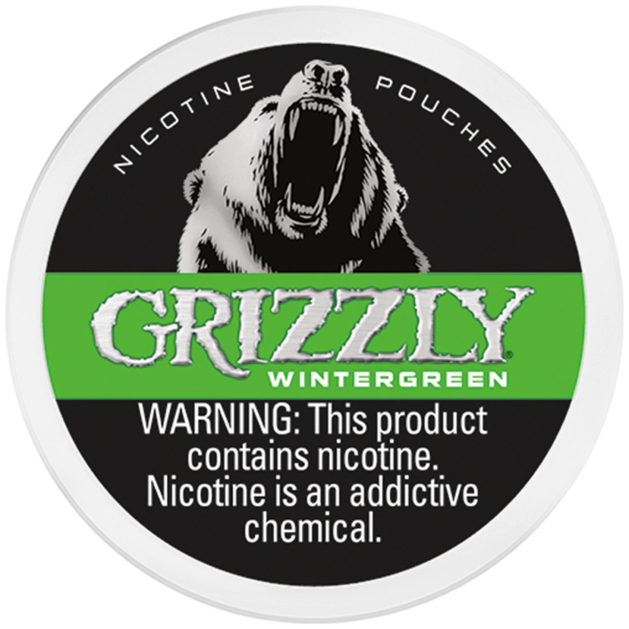 Grizzly Nicotine Pouches - Wintergreen 7MG -