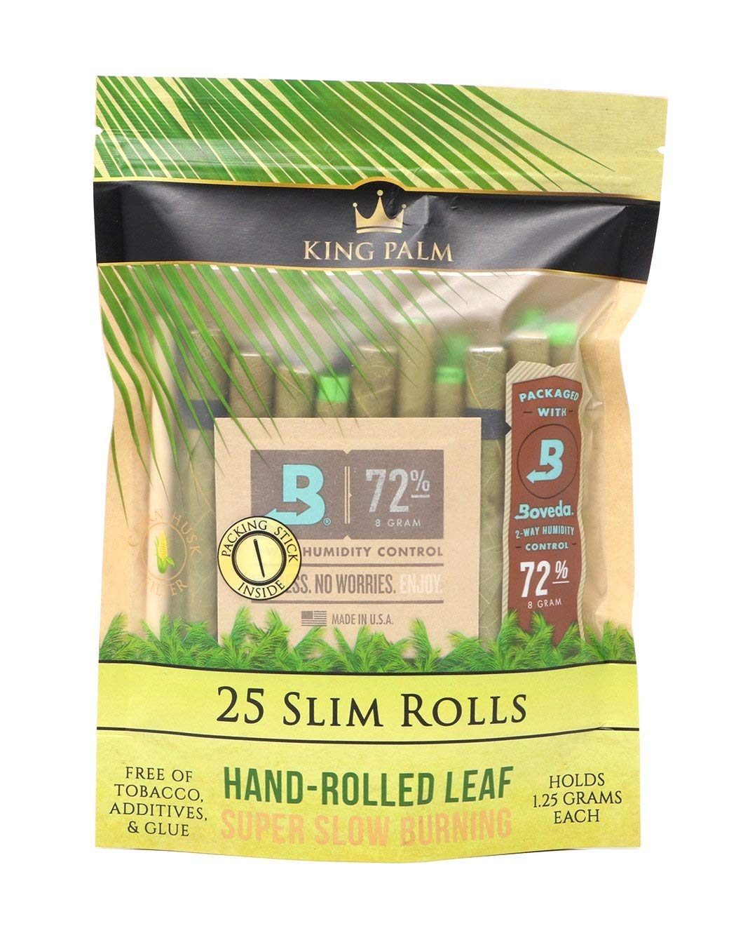 King Palm 25 Slim Rolls (25 Pack) -