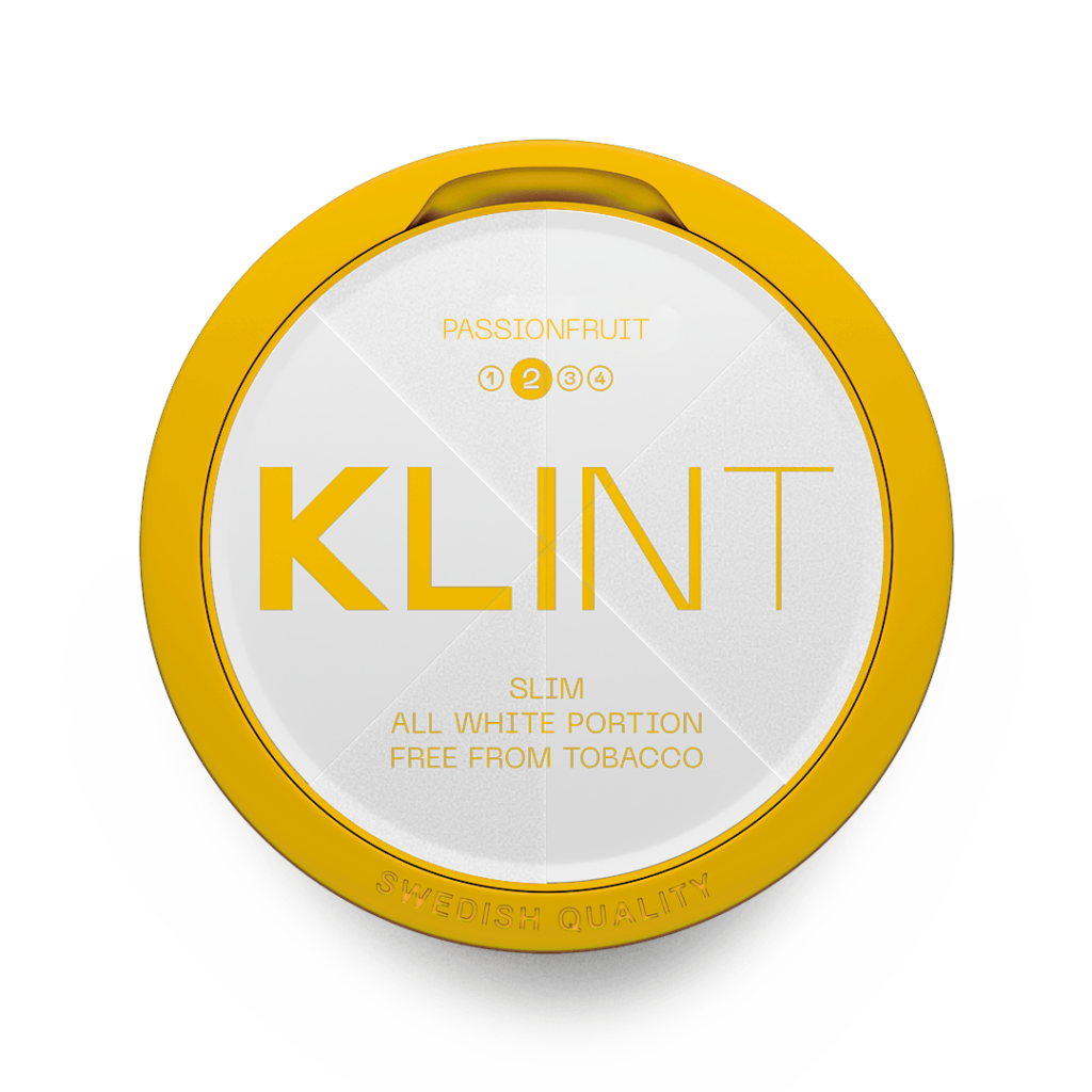 Klint Nicotine Pouches Passion Fruit 5.6MG - 5 Pack -