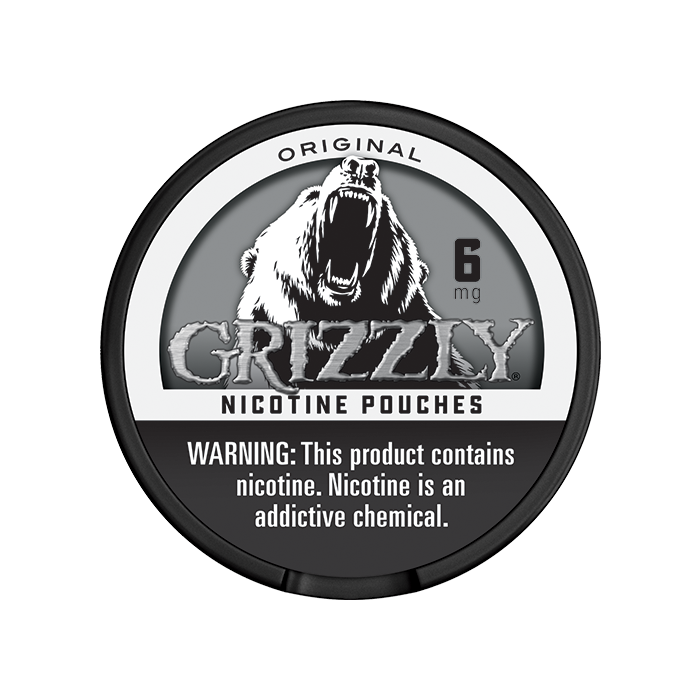 Grizzly Nicotine Pouches Original - 5 Pack -