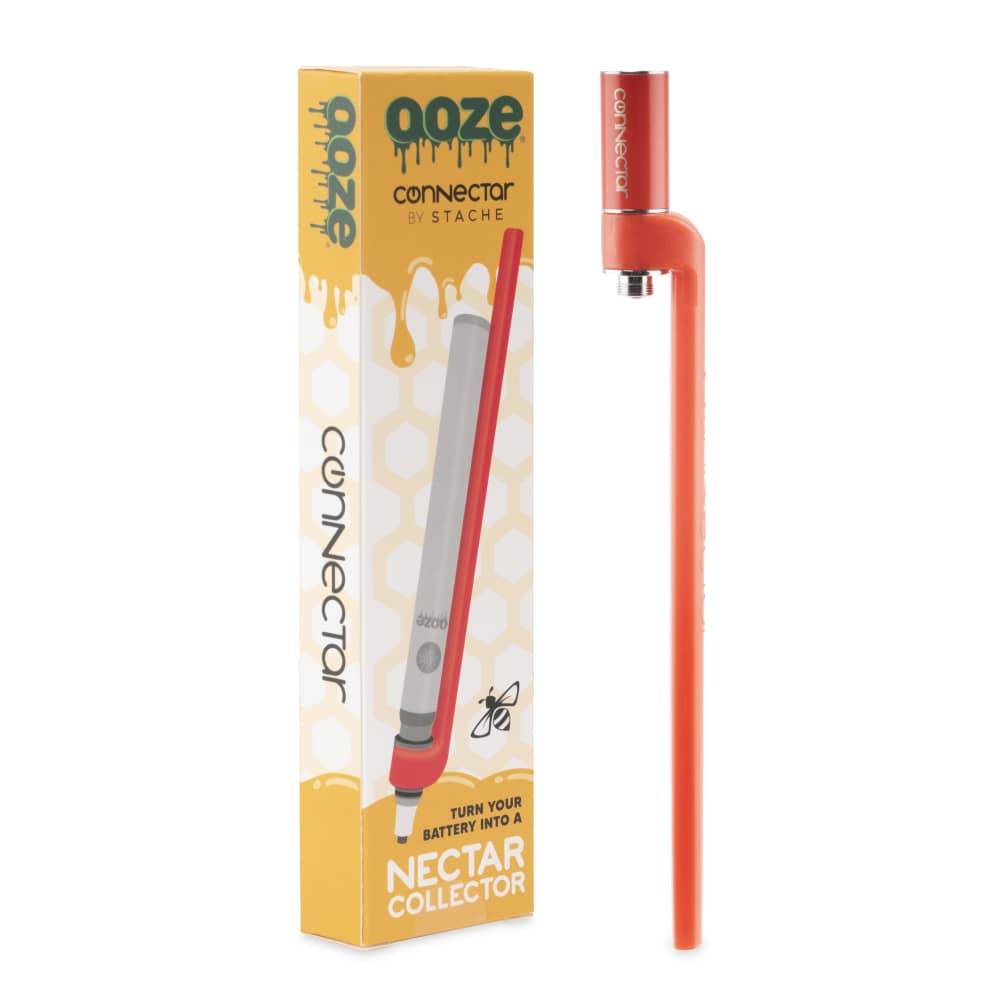 Ooze X Stache Connectar - 510 Thread Nectar Collector Vape Pen Attachment -