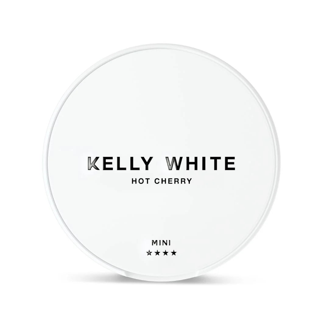 Kelly White Nicotine Pouches Hot Cherry Mini 6.5MG - 5 Pack -