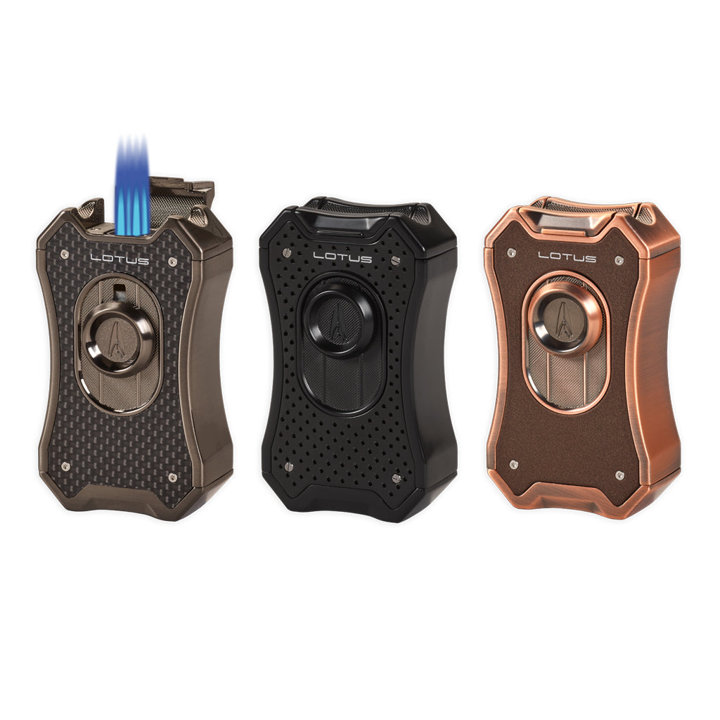 Lotus Emperor Quad Flame Table Top Lighter -