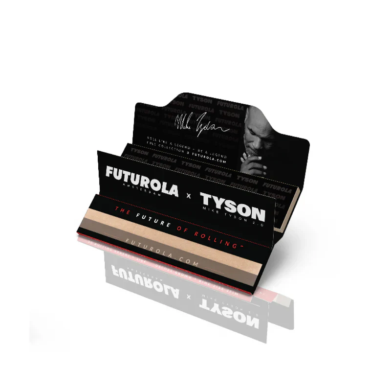 Futurola X Tyson King Size Rolling Papers + Tips - UNIT -