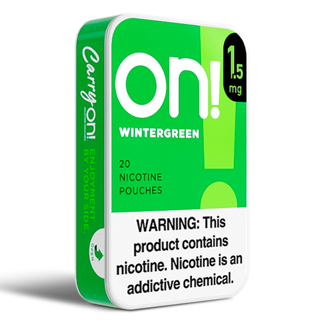 ON! Wintergreen Nicotine Pouches - 5 Pack -