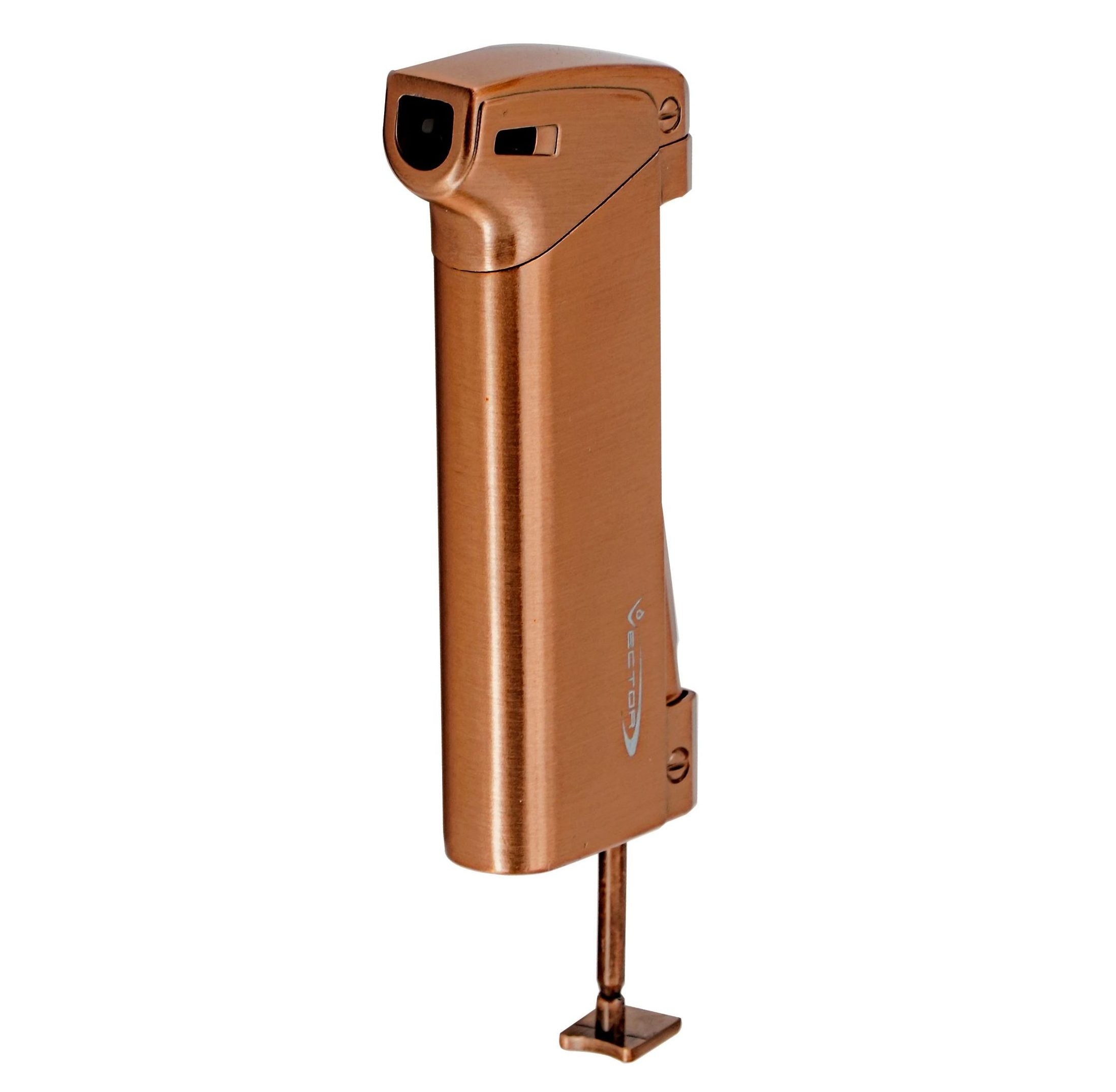 Vector Aero Pipe Flame Lighter - Copper Satin