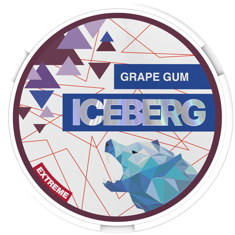 Iceberg Nicotine Pouches - Grape Gum 35MG -