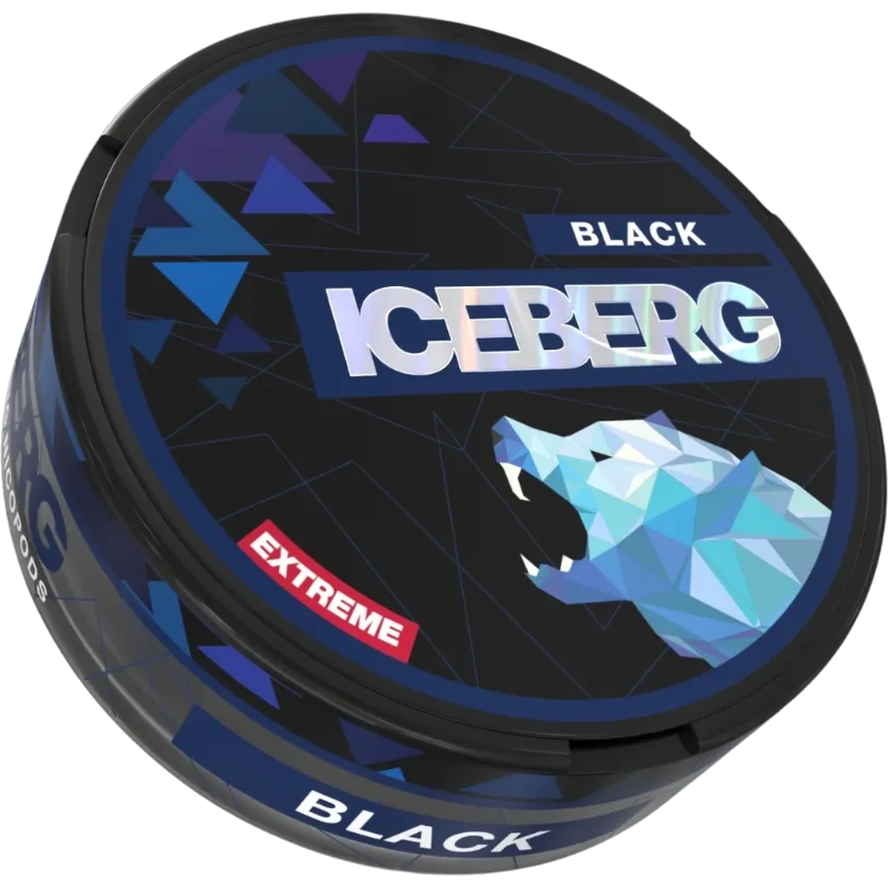 Iceberg Nicotine Pouches - Black 35MG -