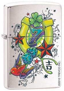 Zippo Lighter - As Luck Would Have It -