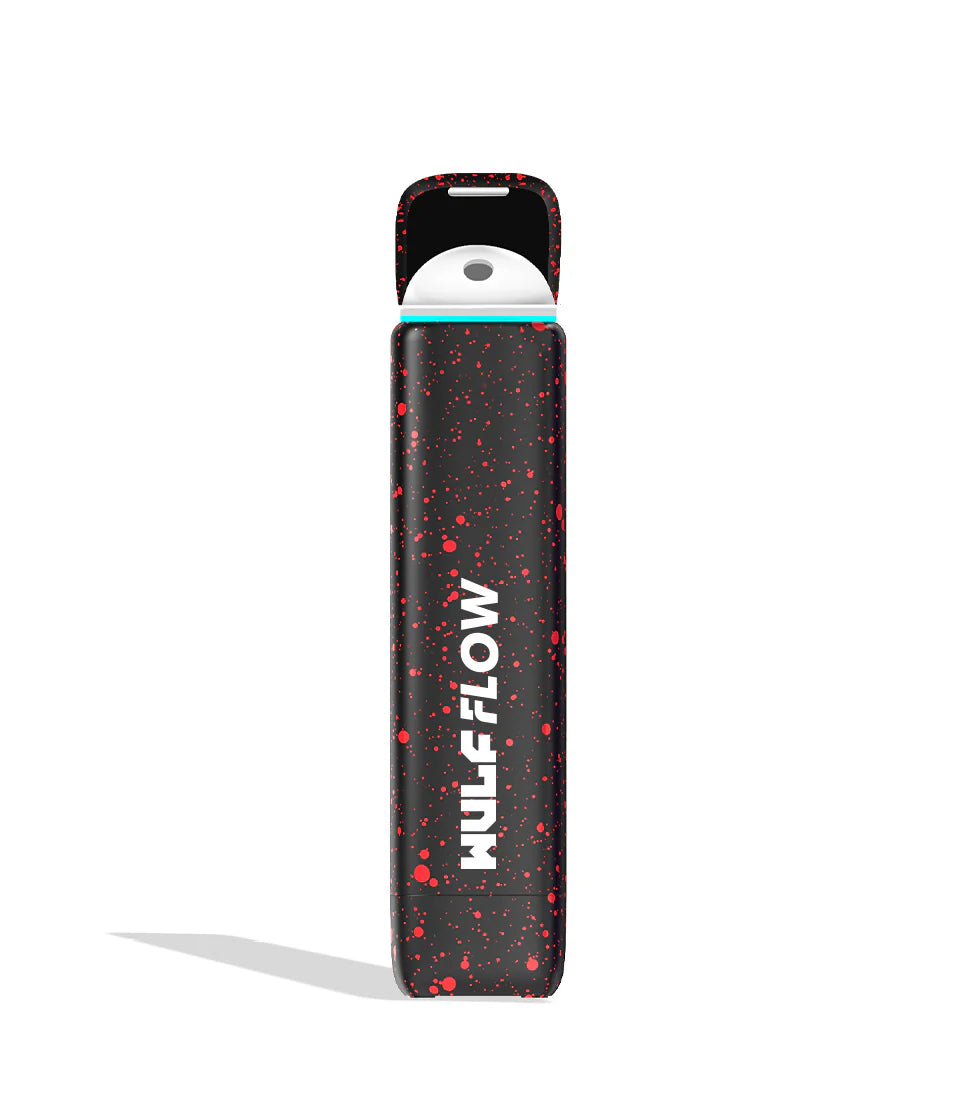 Wulf Mods Flow Auto Flow 510 Voltage Battery - Black Red Splatter