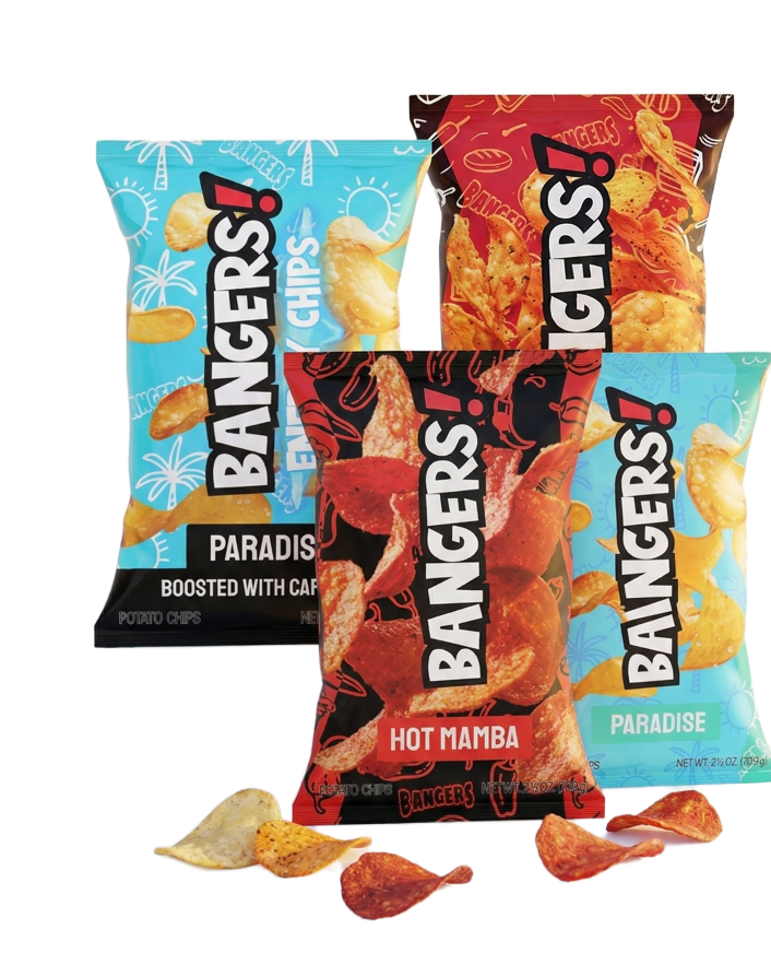 Bangers Caffeine Chips - 3 Pack -