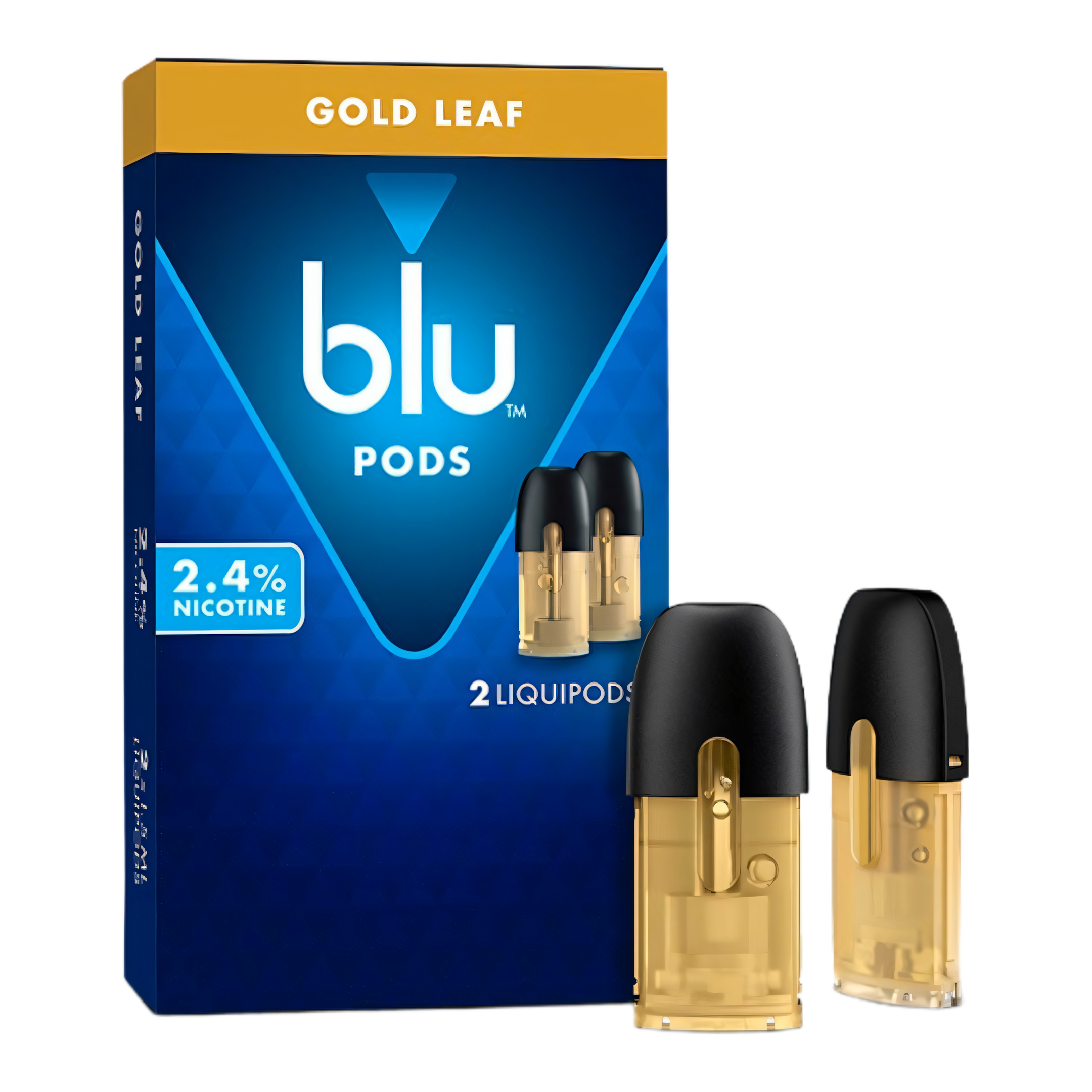 Blu Pods Gold Leaf 2.4% - 2 Pack -