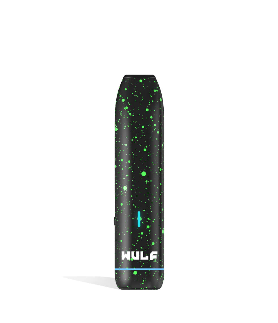 Wulf Mods LX Slim Portable Dry Herb Vaporizer - Black Green Splatter
