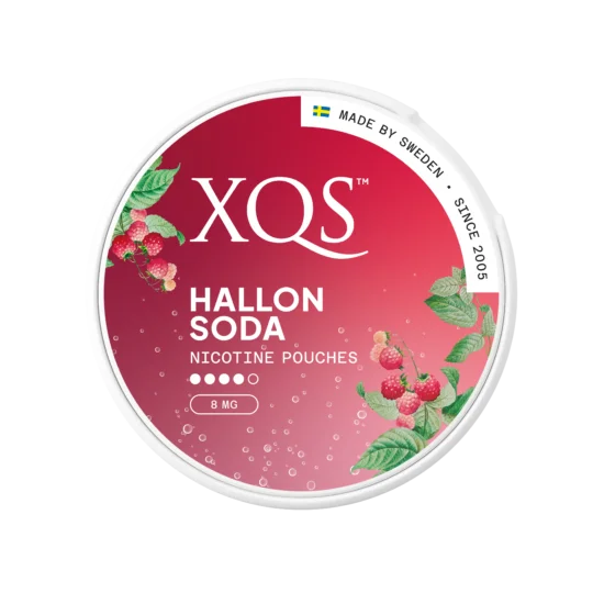 XQS Nicotine Pouches Hallon Soda - 8MG -